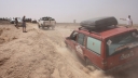 Rallye Volvo wird abgeschleppt in Marokko