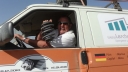 VW Bus auf einer Piste in Mauretanien